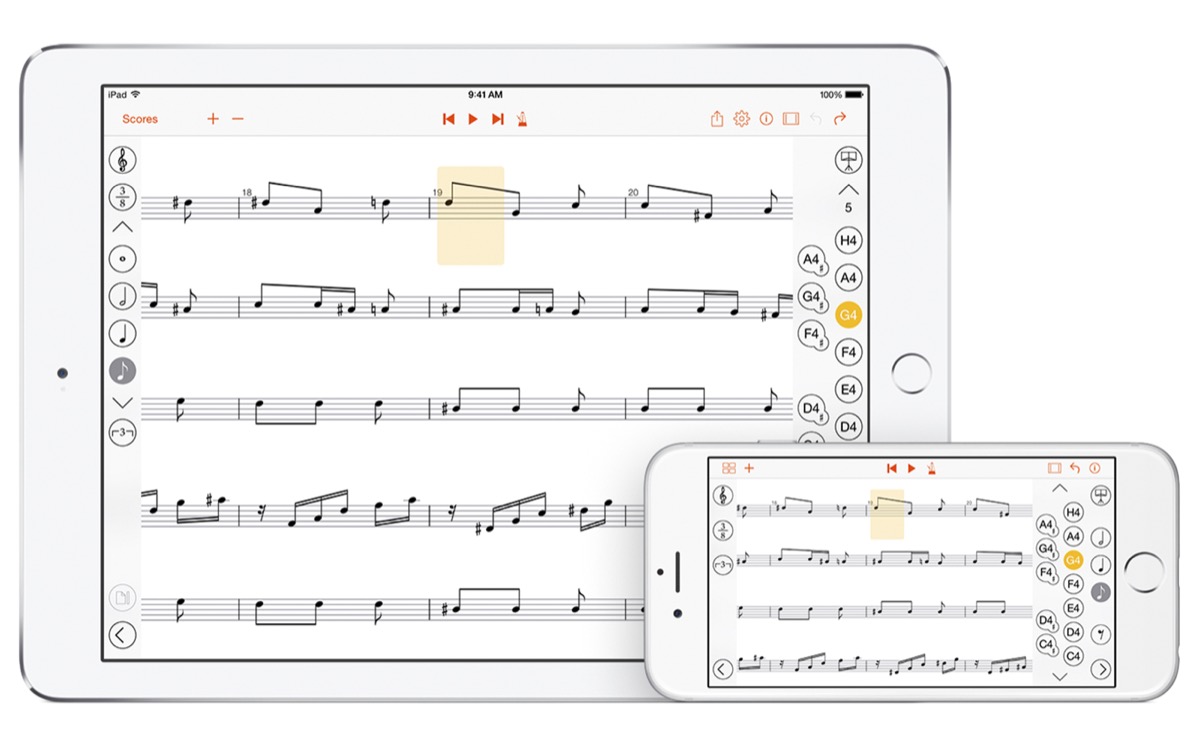 StavenTabs, per creare e modificare partiture con iPhone, iPad e Mac