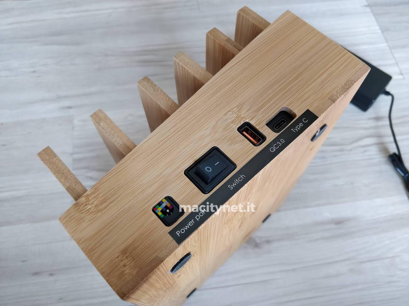 Recensione stazione di ricarica Avantree in bamboo: 100W, 10 USB e spazio a mai finire