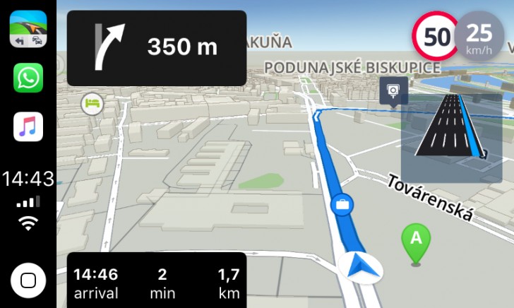 Sygic su CarPlay di Apple come primo navigatore offline