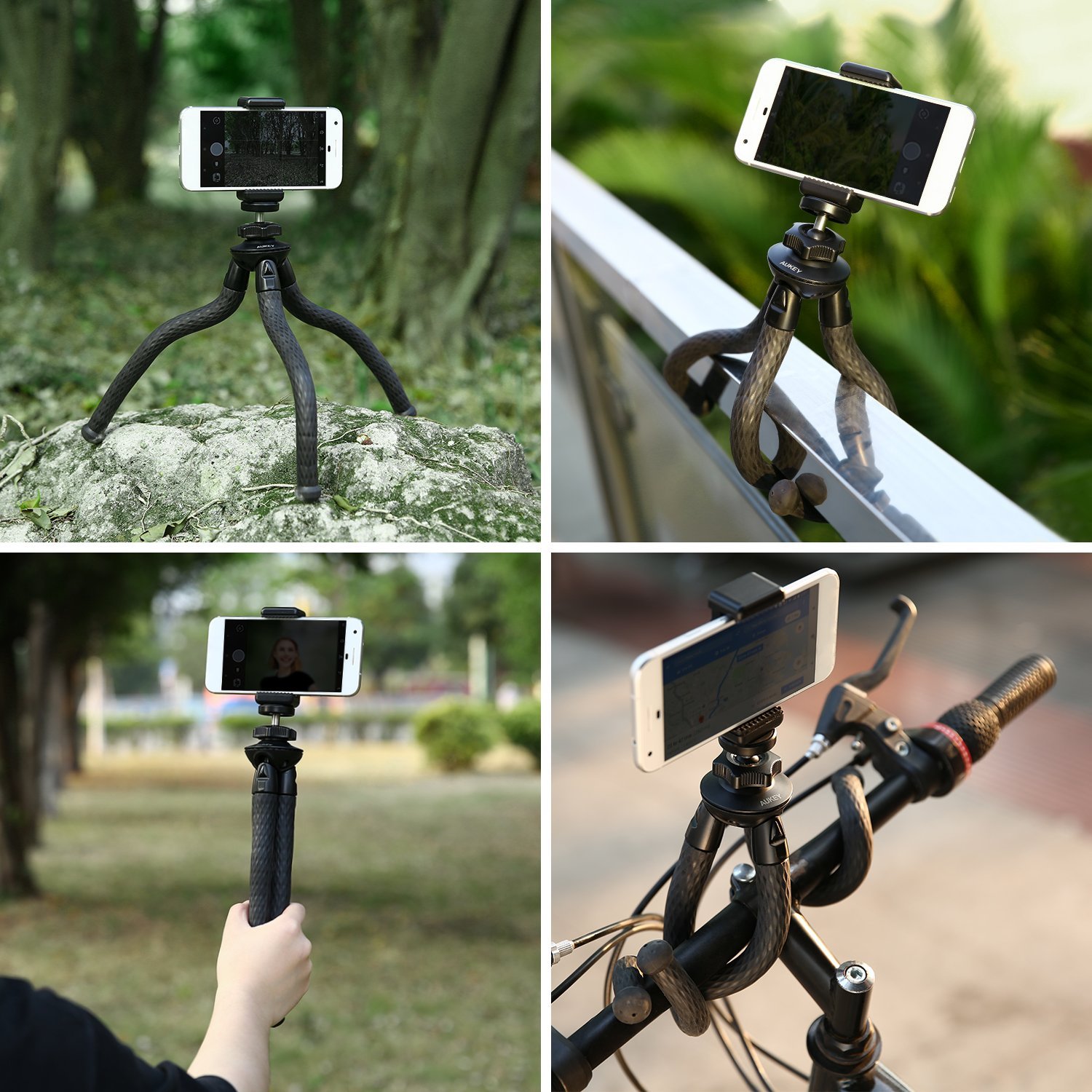 In prova il treppiede flessibile Aukey multiuso