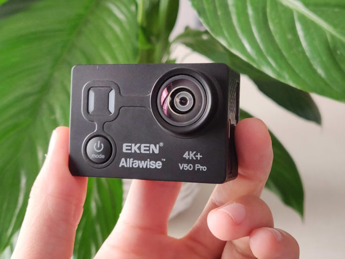 Alfawise V50 Pro, action cam 4K con treppiede e telecomando