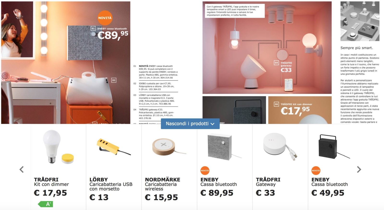 Catalogo IKEA 2019 tra casa smart e speaker Bluetooth: come scaricare il PDF Catalogo IKEA 2019 tra casa smart e speaker Bluetooth: come scaricare il PDF