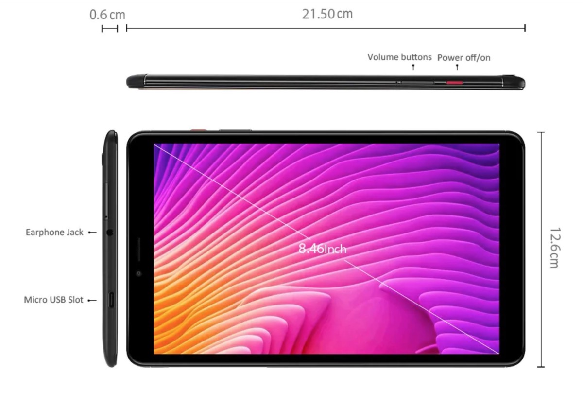 Chuwi Hi9 Pro, il tablet 8.4’’ con 4G a soli 121 euro