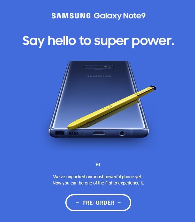 Samsung sbadata, ecco Galaxy Note 9 nel video ufficiale Samsung sbadata, ecco Galaxy Note 9 nel video ufficiale