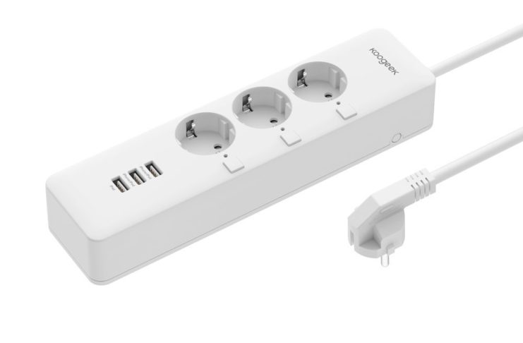 Arriva Koogeek Wi-Fi Smart Outlet: la multipresa compatibile con Homekit, Google e Alexa