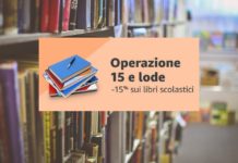 Operazione 15 e lode: back to school con sconti al 15 per cento sui libri scolastici su Amazon