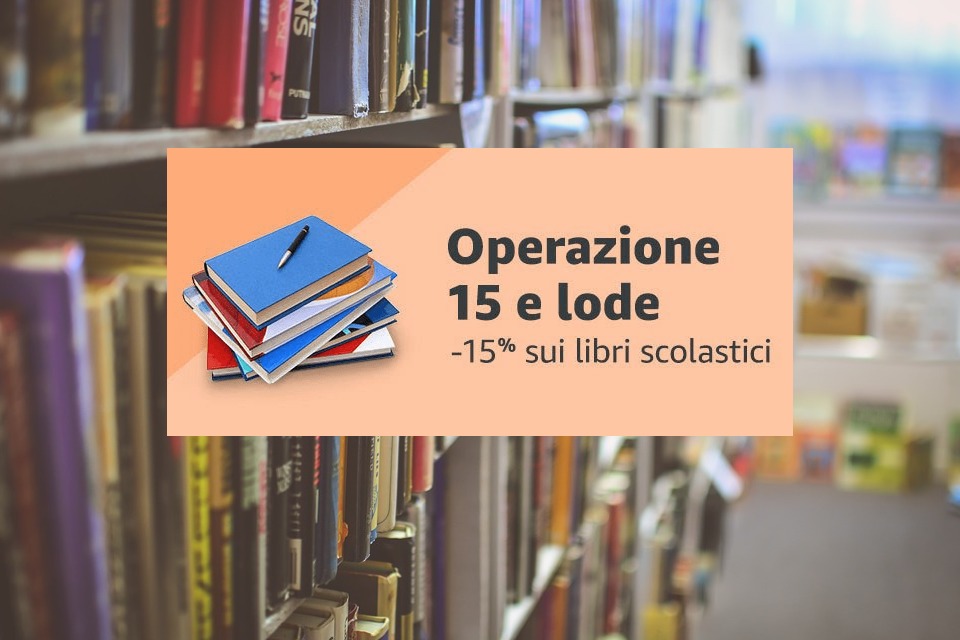 Operazione 15 e lode back to school con sconti al 15 sui libri