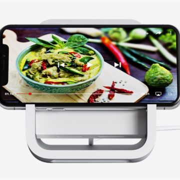 Con Logitech Powered disegnato con Apple sostegno e ricarica wireless con stile