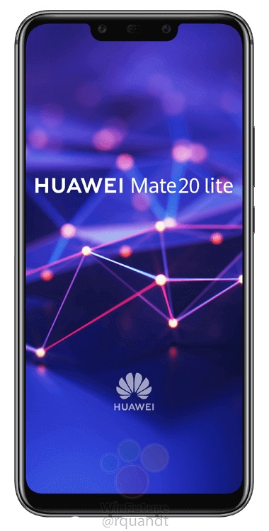 Anche Huawei Mate 20 Lite sceglie il notch stile iPhone X