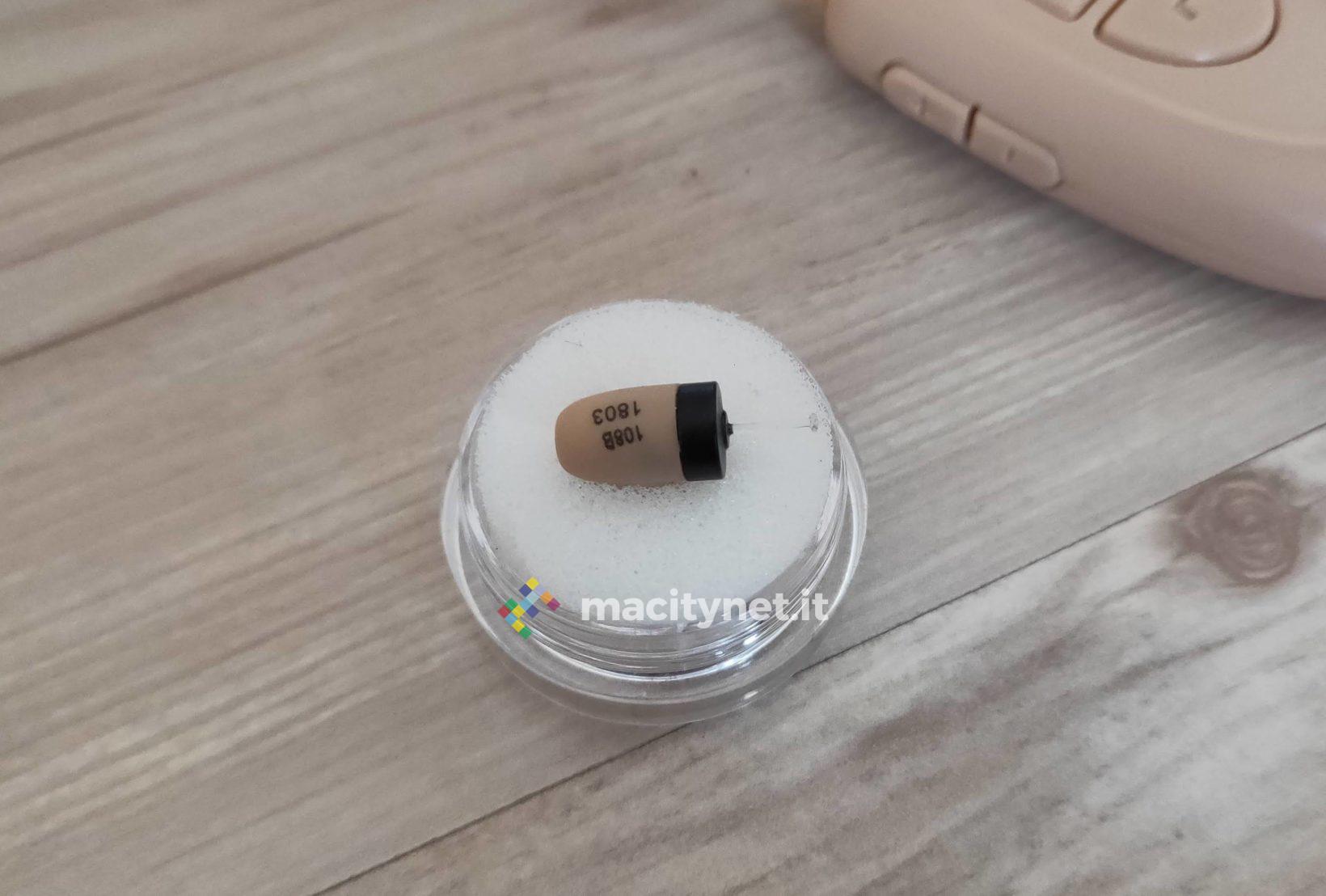 Auricolare spia Bluetooth mini nano invisibile nascosto magnete telefono  micro bug (beige loop)
