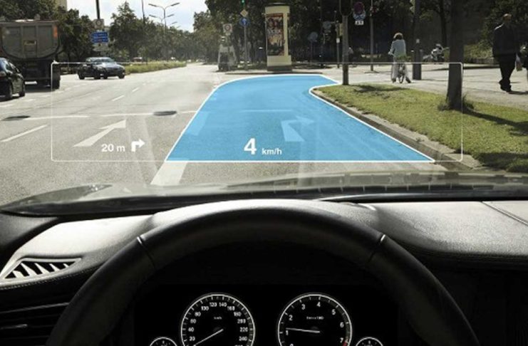 Parabrezza con Realtà Aumentata