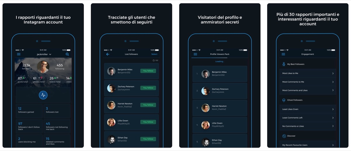 Reports+ per iPhone è l’app di analisi account per Instagram Reports+ per iPhone è l’app di analisi account per Instagram