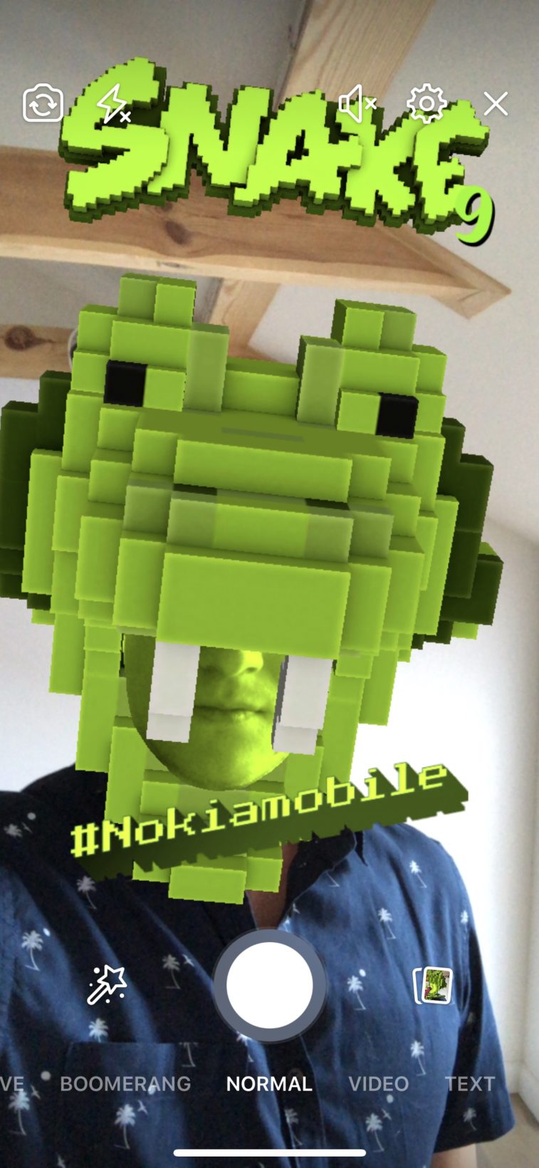 Il gioco Snake di Nokia ora si gioca in realtà aumentata su Facebook