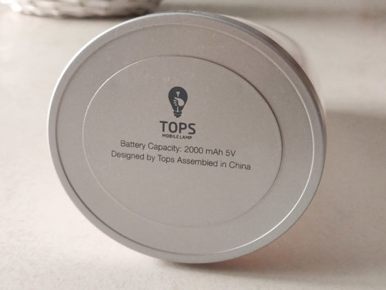 TOPS, la lanterna wireless con controlli touch
