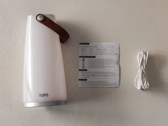 TOPS, la lanterna wireless con controlli touch