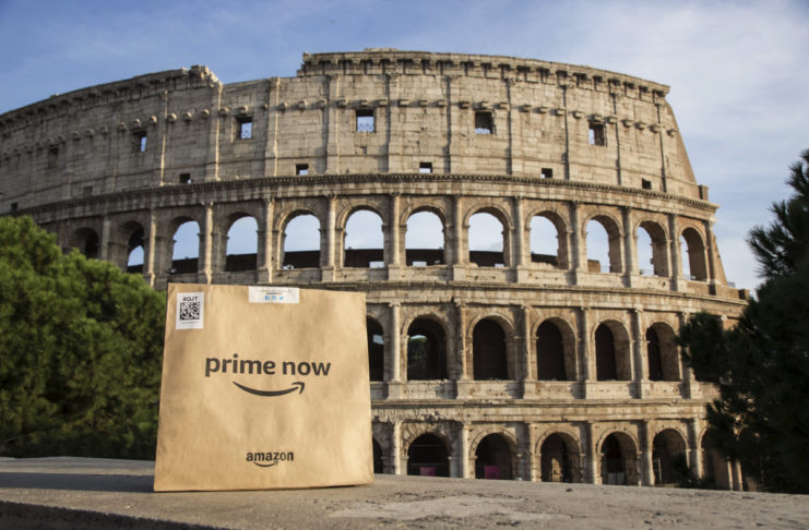 Amazon Prime Now a Roma