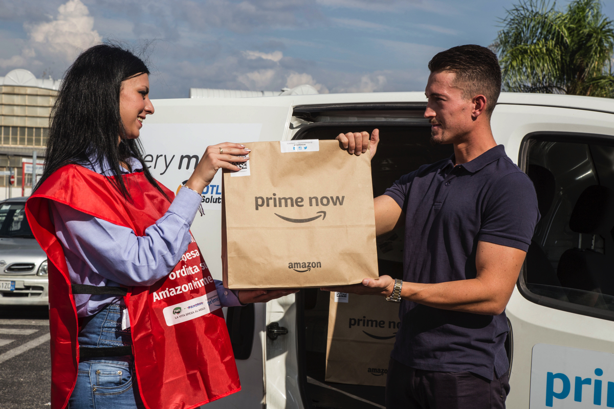 Amazon Prime Now a Roma
