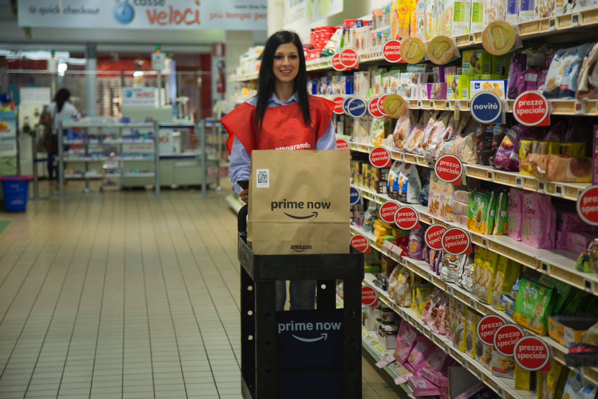 Amazon Prime Now a Roma