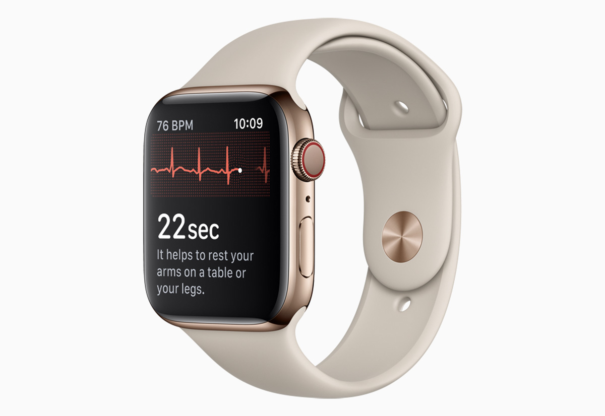 elettrocardiogramma - foto apple watch serie 4 ecg
