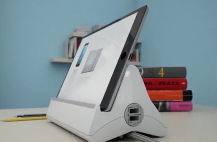 Stardesk, da BTicino stand per tablet e multipresa in uno
