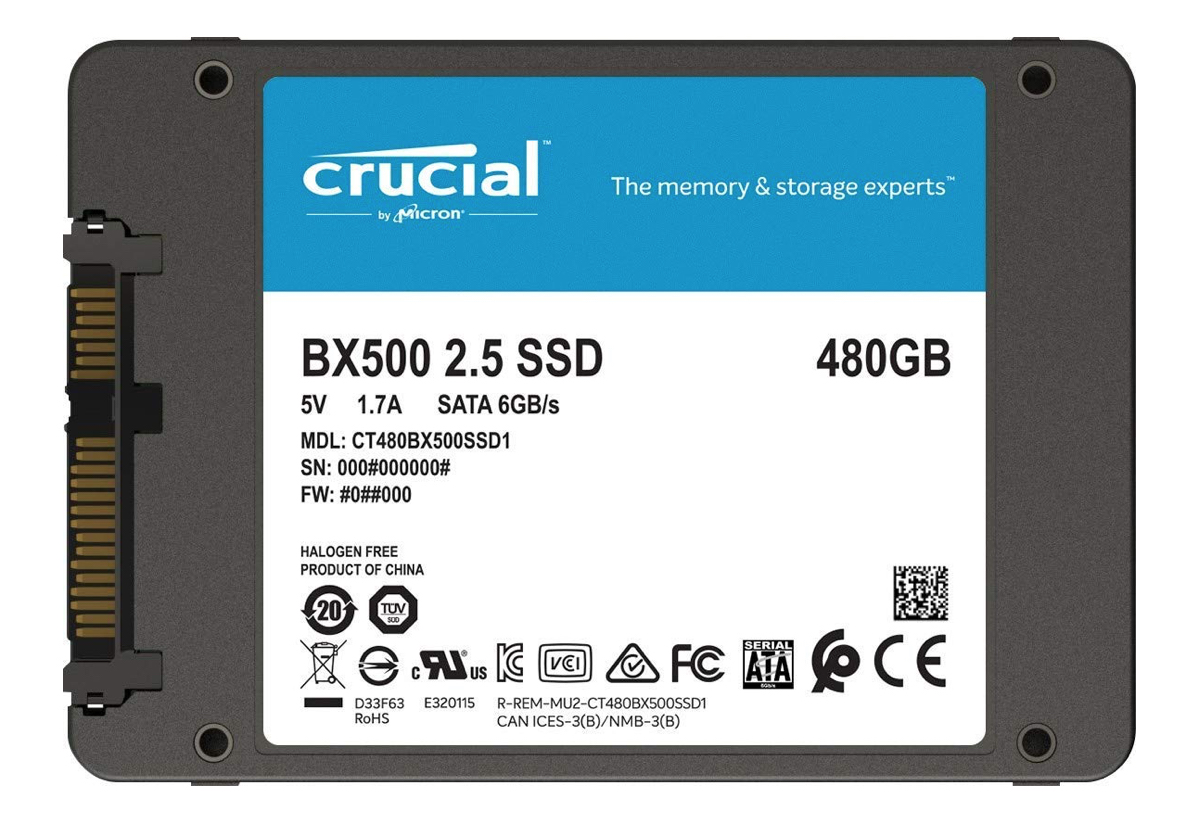 SSD Crucial BX500, 300 volte più veloce di un HDD e costa solo 27 euro