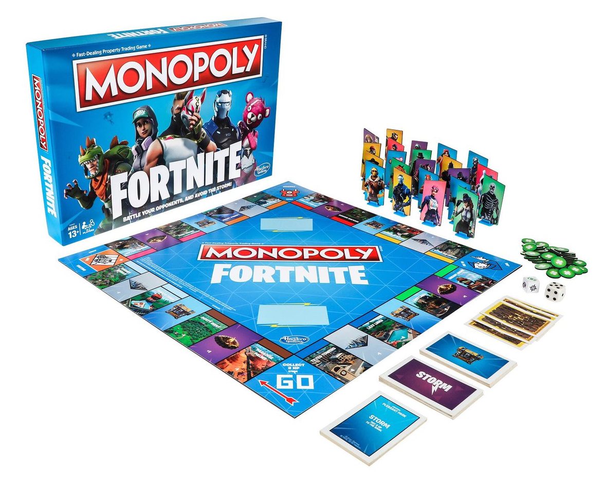 Monopoly Fornite, il gioco da tavolo ispirato al capolavoro