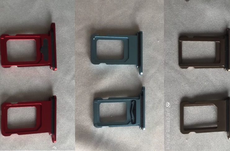 iPhone XC, gli alloggiamenti SIM puntano a nuovi colori
