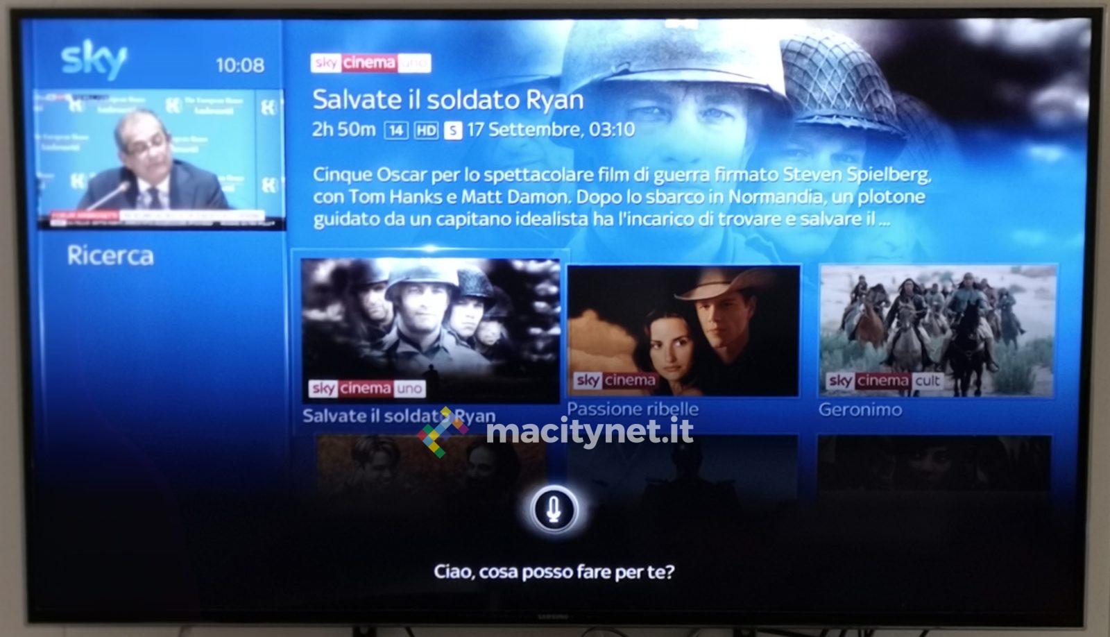 La Ricerca vocale su Sky Q è arrivata: ecco come funziona