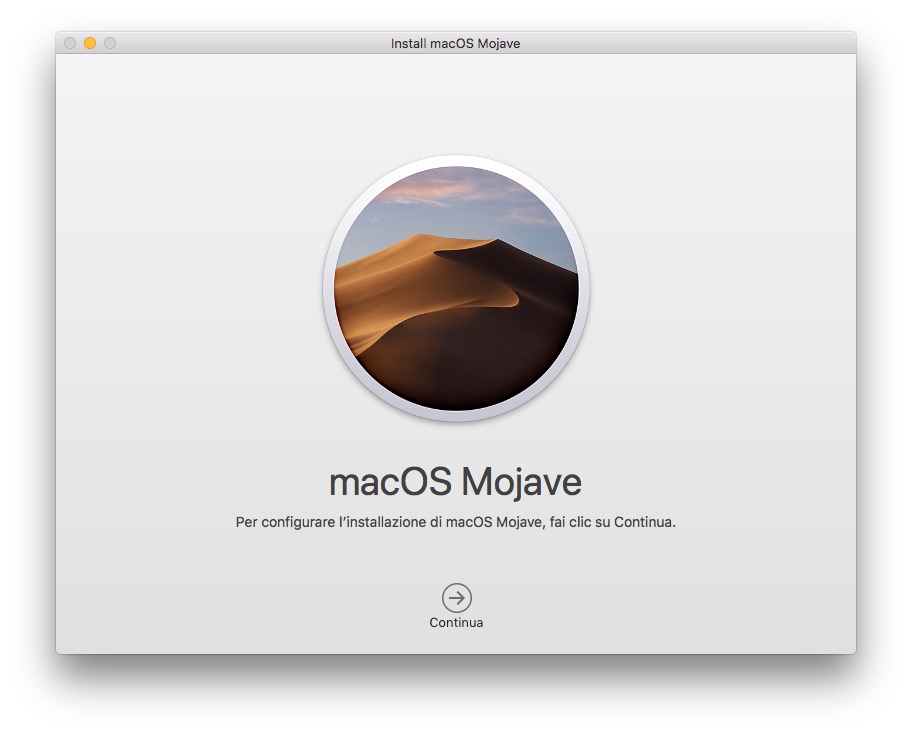 Come installare macOS Mojave