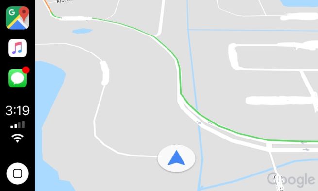 Ecco come appare Google Maps su CarPlay