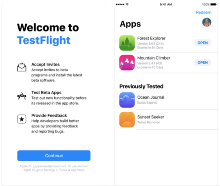 Apple lancia i link Test Flight pubblici per beta test fino a 10.000 persone