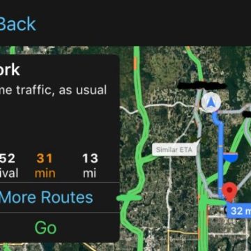 Ecco come appare Google Maps su CarPlay