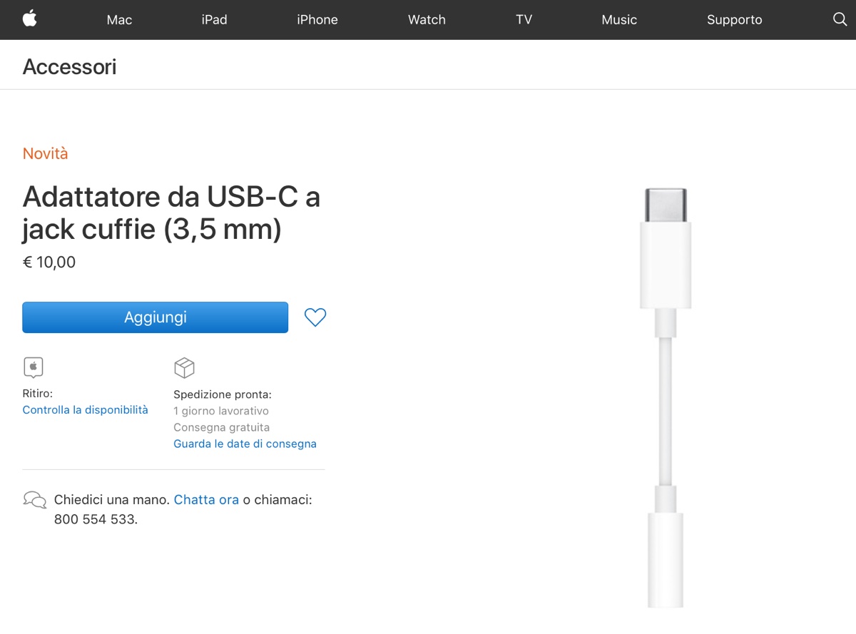 Nuovi iPad senza jack cuffie, ora Apple vende l’adattatore da USB-C