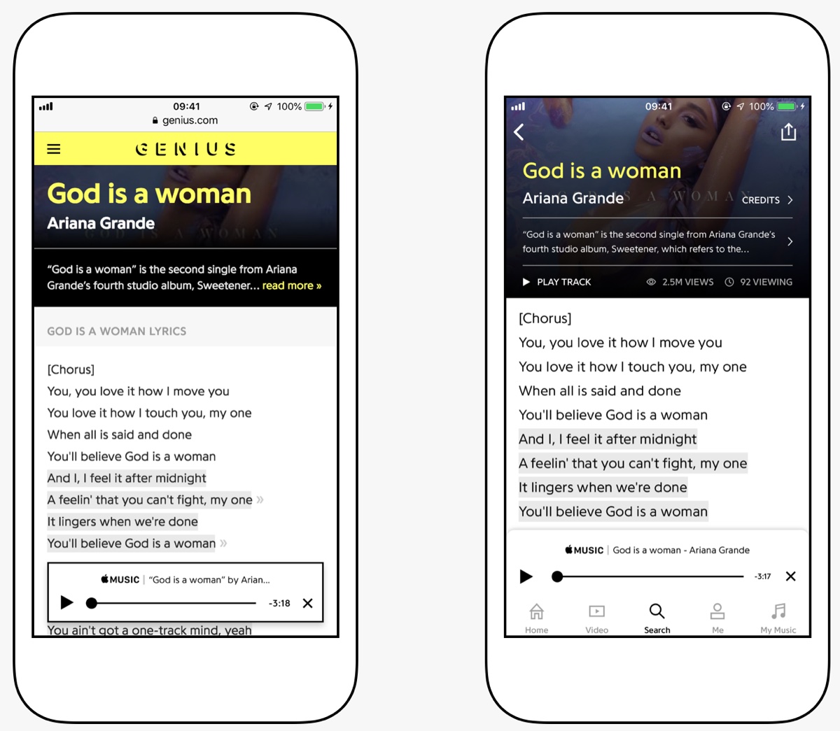 Apple e Genius insieme per i testi delle canzoni e integrazione Apple Music Apple e Genius insieme per i testi delle canzoni e integrazione Apple Music