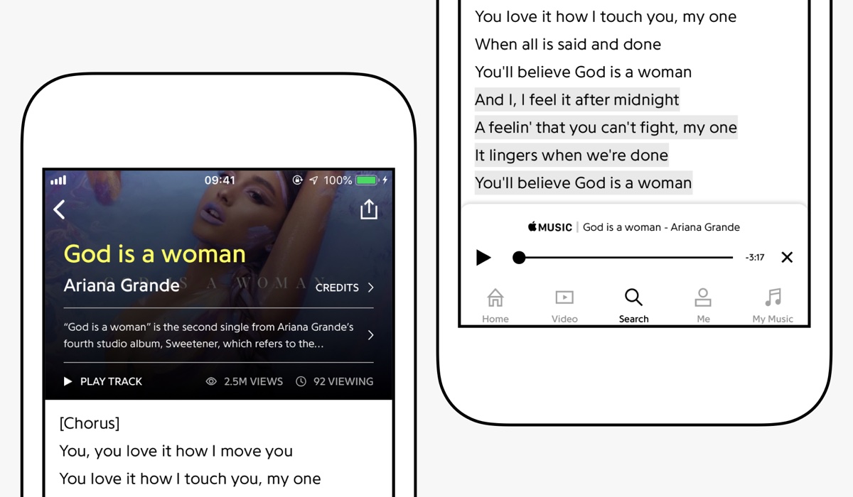 Apple e Genius insieme per i testi delle canzoni e integrazione Apple Music Apple e Genius insieme per i testi delle canzoni e integrazione Apple Music