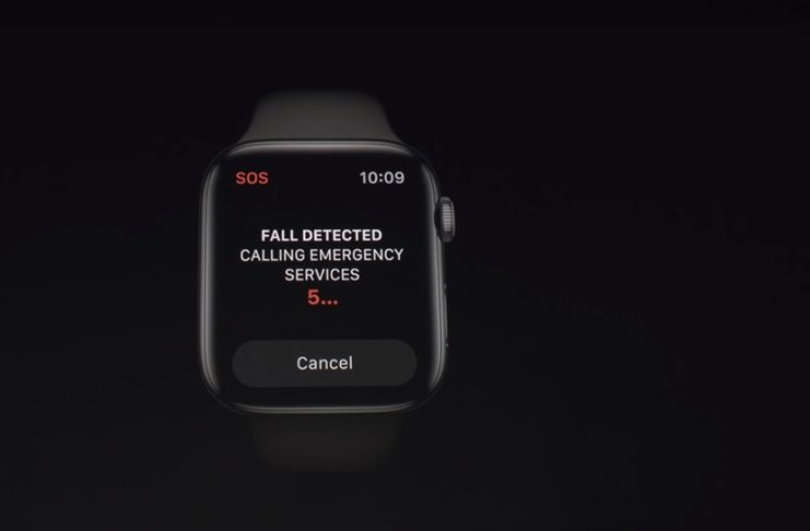 Rilevamento cadute Apple Watch 4 pronto a salvare già una vita umana