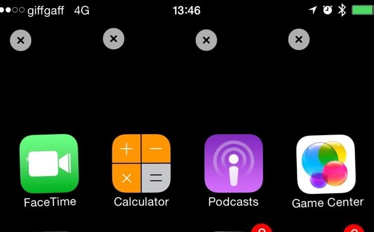 Come creare spazi vuoti sulla schermata iPhone