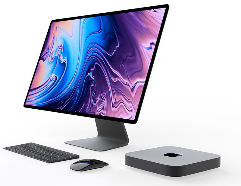 Il concept Mac mini arriva con Apple Display e tastiera Touch Bar Il concept Mac mini arriva con Apple Display e tastiera Touch Bar