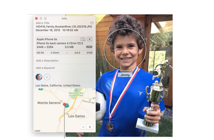 Leggere e modificare metadati in una foto