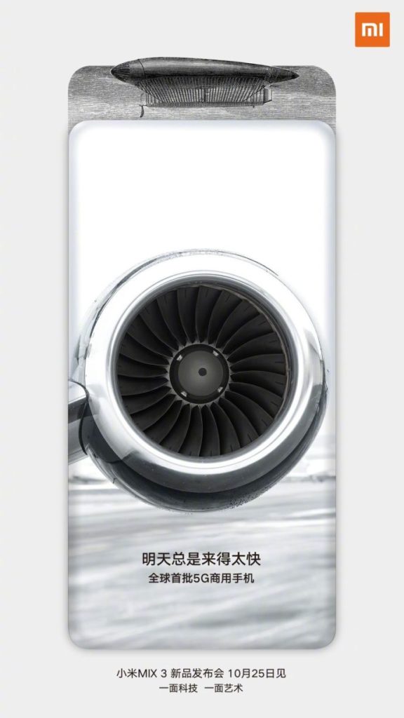 Xiaomi Mi Mix 3, avrà 10 GB di RAM e supporterà le reti 5G