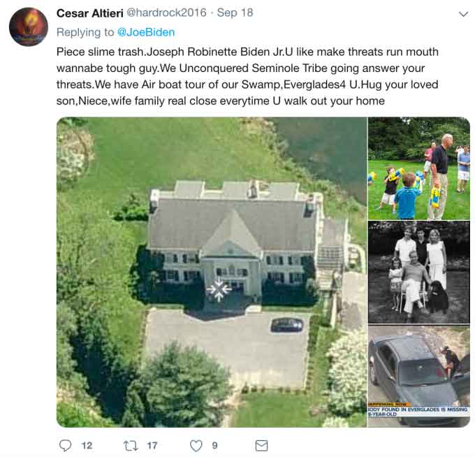 Twitter ha sospeso gli account legati all’uomo che negli USA ha inviato pacchi bomba sospetti