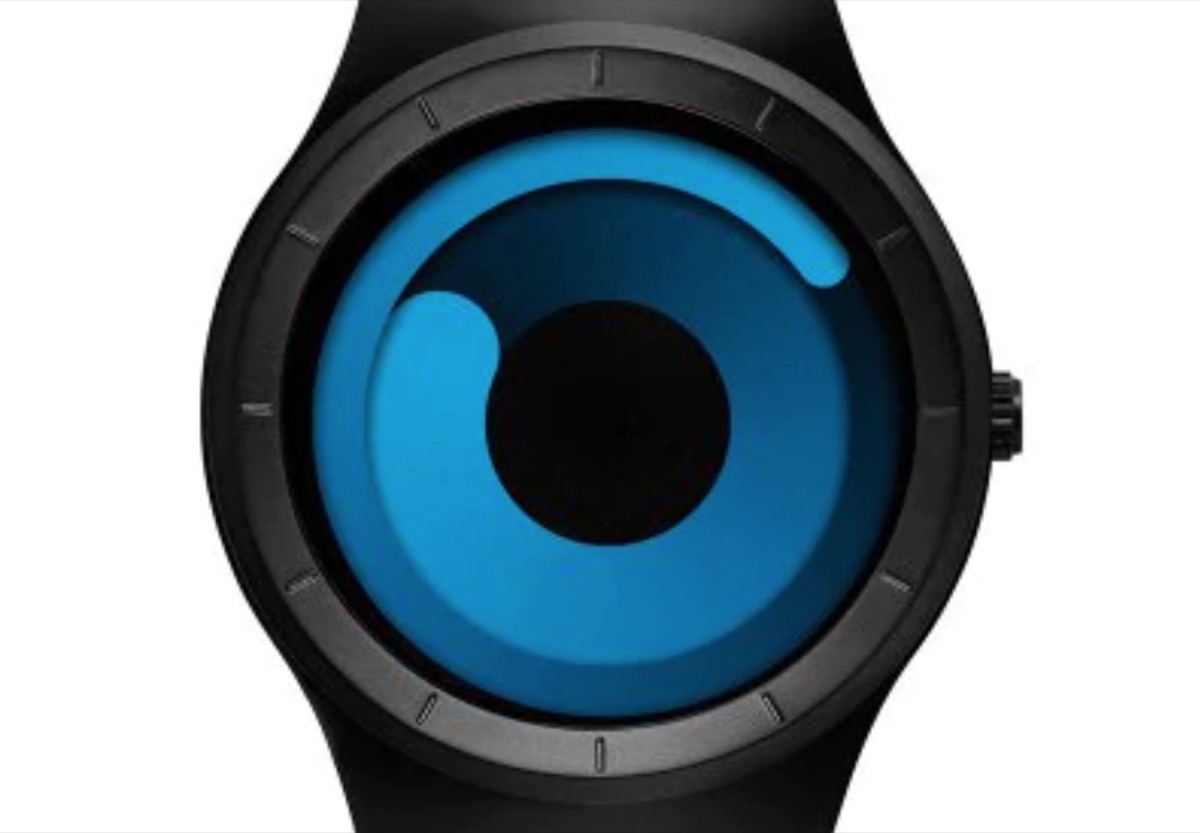 Sinobi, l’orologio sportivo che segna l’ora con un vortice