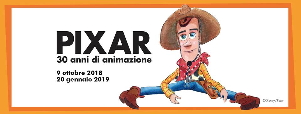 Trent’anni di cartoni animati Pixar in mostra a Roma