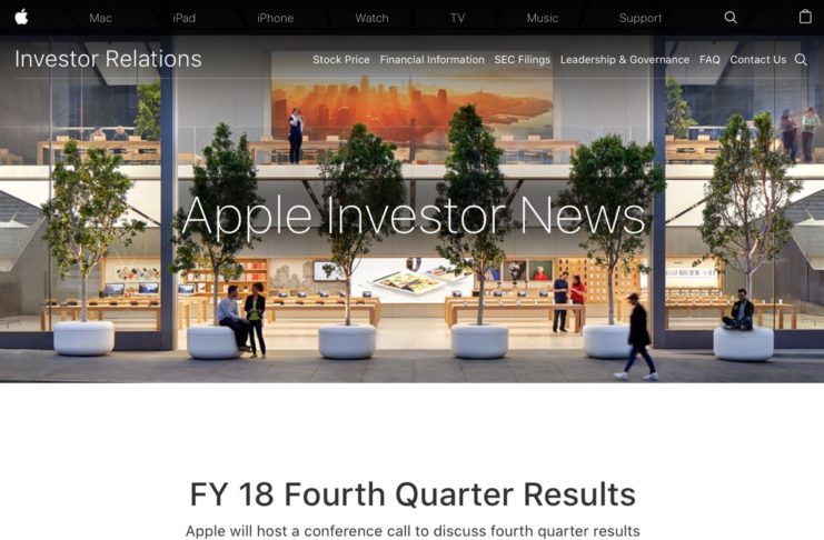 Tutta la verità sulle vendite iPhone XS nei risultati fiscali Apple Q4 2018