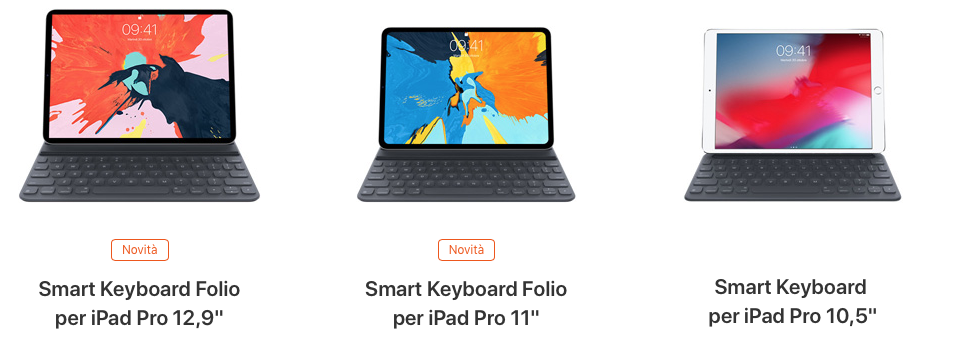 Smart Keyboard Folio, e Smart Folio per iPad Pro 2018 disponibili al pre ordine