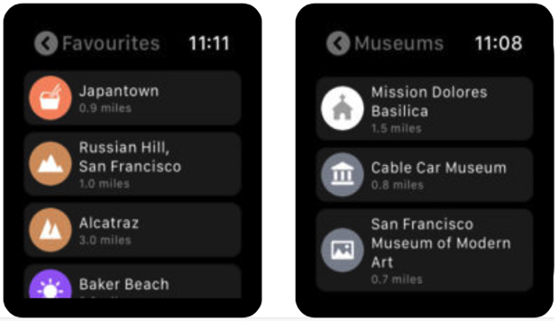 Sygic Travel porta le mappe su Apple Watch, con itinerari, preferiti e punti di interesse