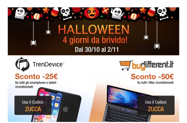 Speciale Halloween su TrenDevice e BuyDifferent: 4 giorni di sconti da brivido!