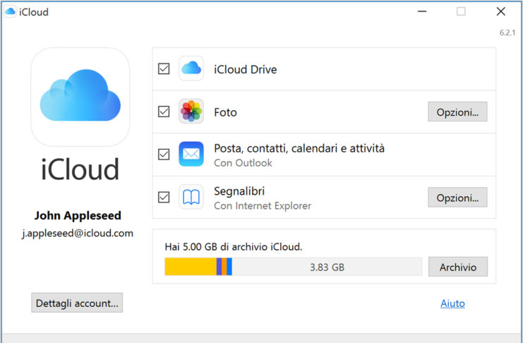 iCloud per Windows