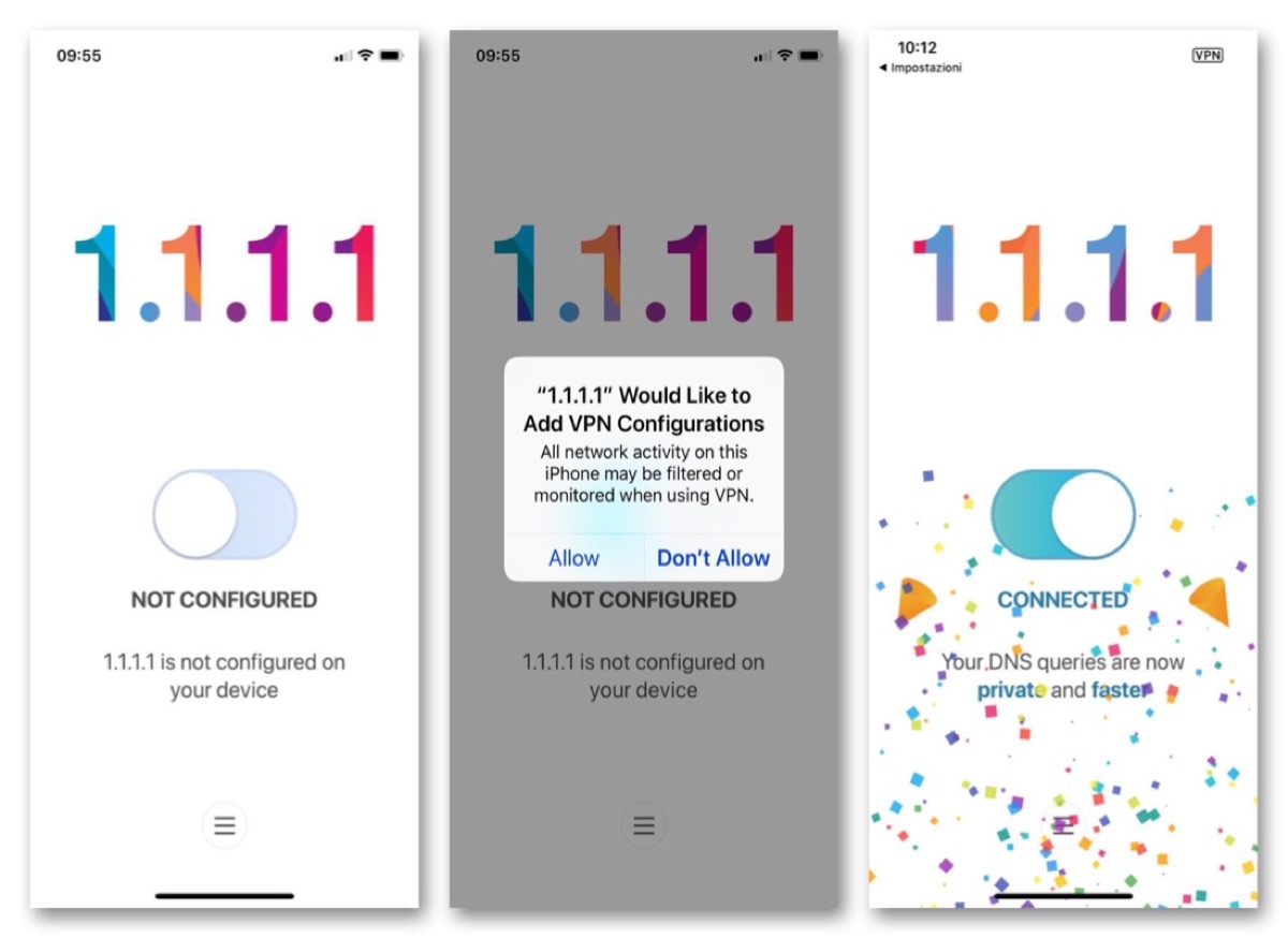 1.1.1.1, l’app gratuita di Cloudflare per il DNS sicuro su iOS e Android