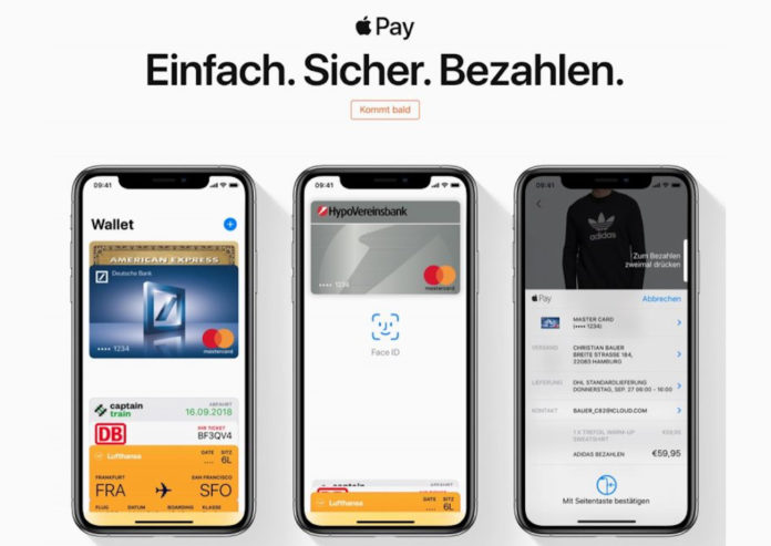 Apple Pay arriva in Germania: “Einfach. Sicher. Bezahlen”